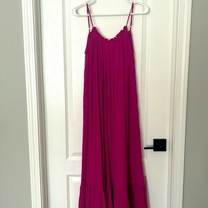 Anthropologie Malika gauze maxi dress